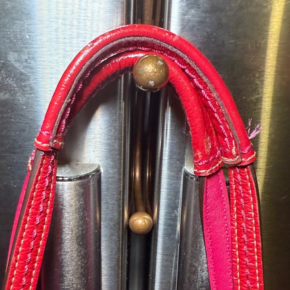 Coach Horse & Carriage Sateen Tote With Matching Pouch F14892 - Picture 7 of 17